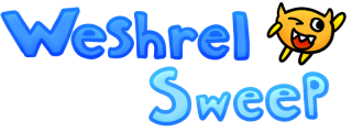 Weshrel Sweep logo that appears on the default theme