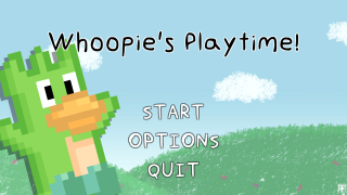 Main menu of the game